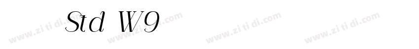 ＤＦ唐風隷書体 Std W9字体转换